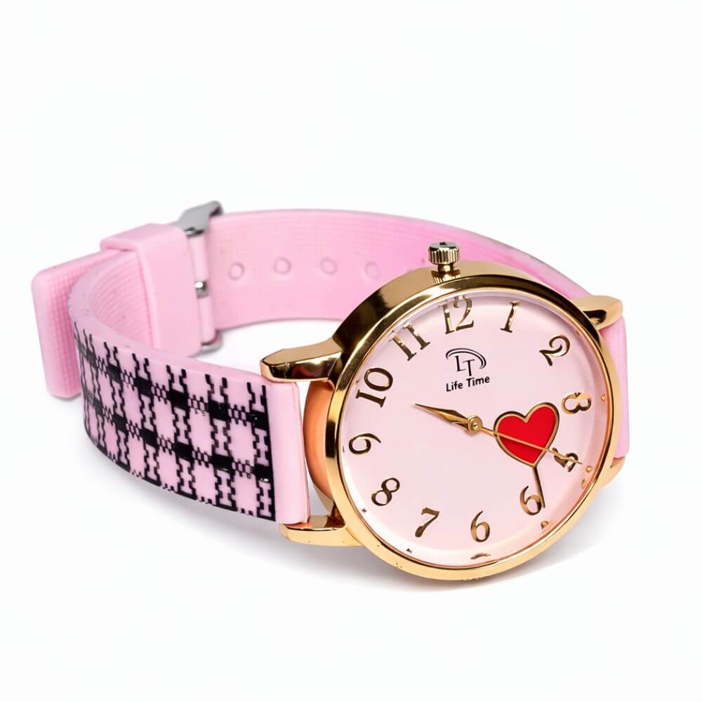 Pink Heart Elegance Watch